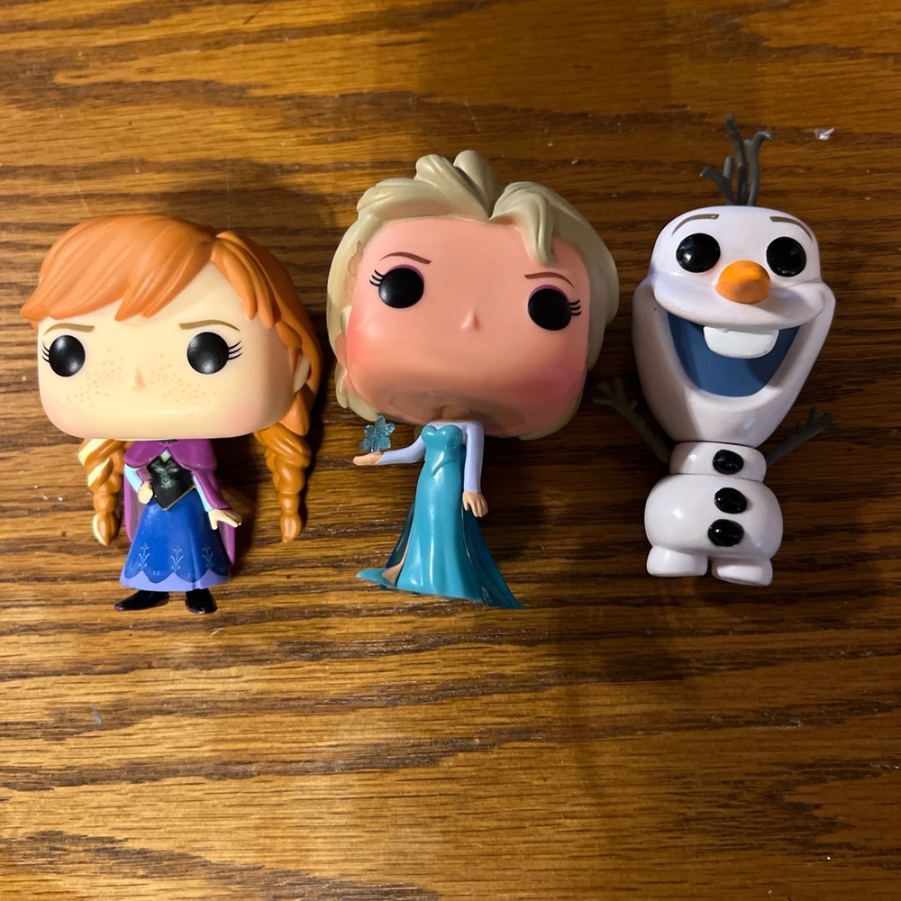 Funko Frozen Figures - Anna, Elsa, and Olaf